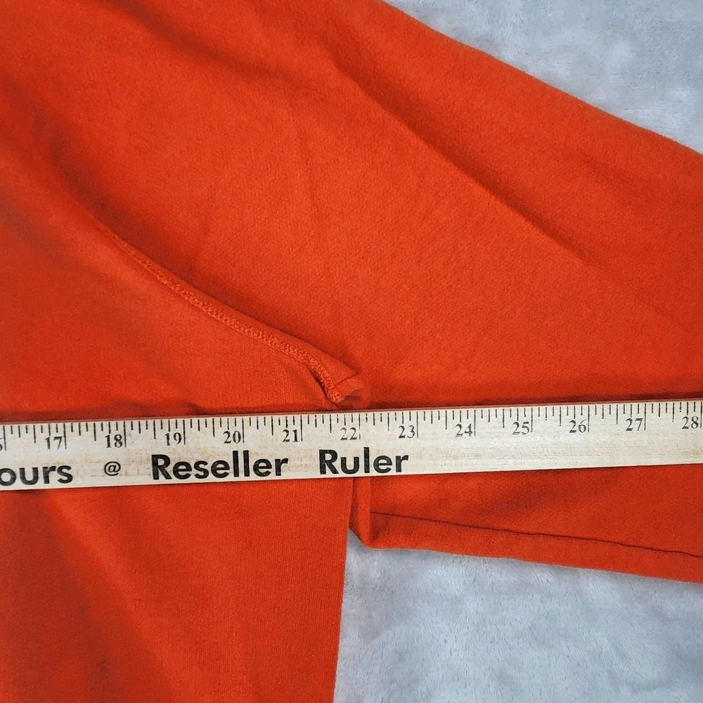 Vintage Denver Broncos Sweatshirt Mens Large Orange NFL Football Trench
